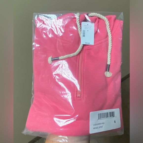 Kismet Fuchsia Half-Zip Women's Hoodie - Picture 2 of 7